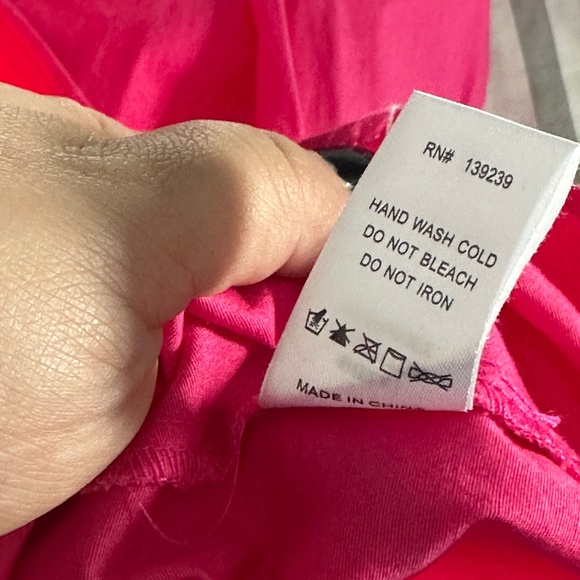 Tuckernuck Pomander Place Easton Blouse Pink Cotton Poplin Long Sleeve Blouse M - Picture 8 of 8